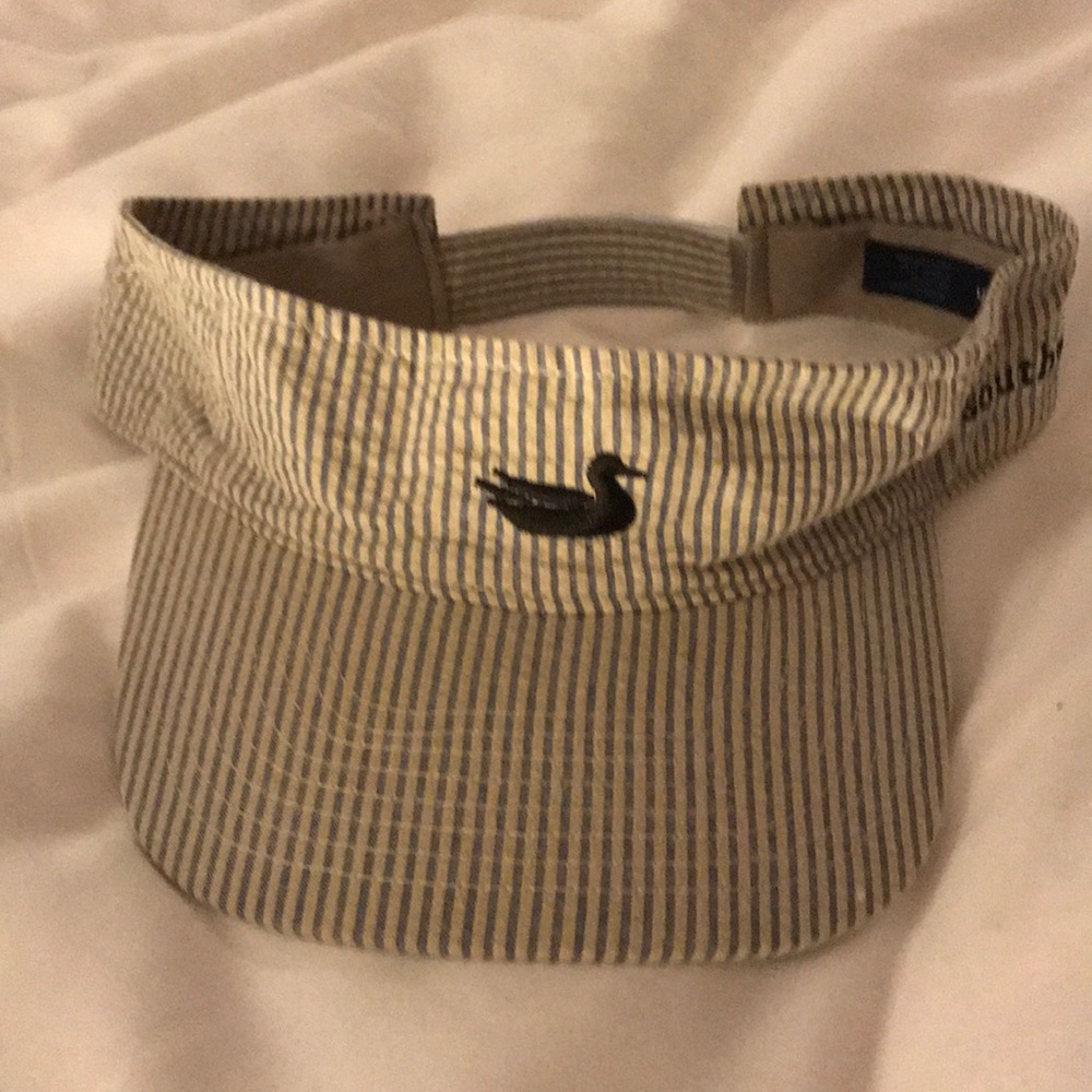 Southern Marsh seersucker visor